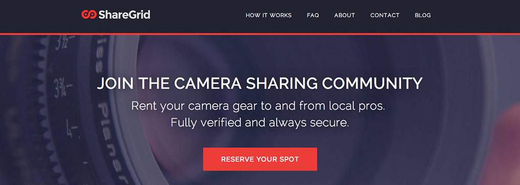 Rent Cheap Gear and Make Money with ShareGrid