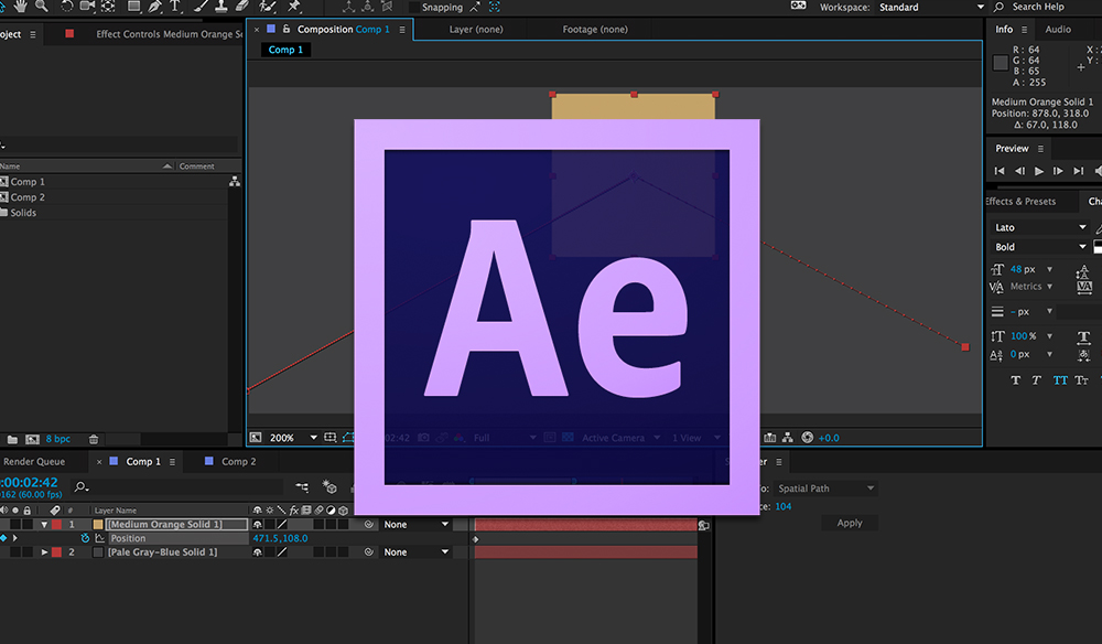 Spatial and Temporal Interpolation in After Effects