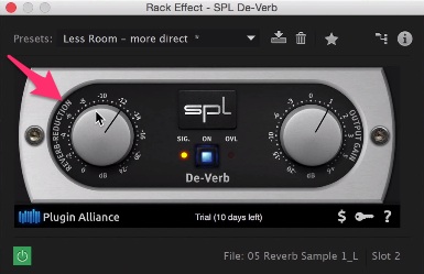 Tips and Tricks: Removing Echo and Reverb From Audio: SPL Step 2