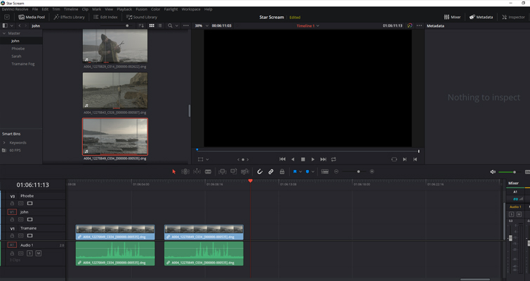 Working with Different Frame Rates in the Same File in Resolve