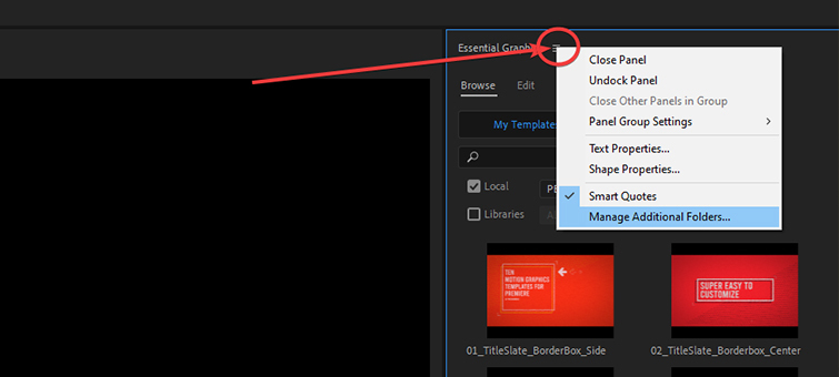 Window Essential Graphics 10 FREE Motion Graphics Templates for Premiere Pro (Animated Titles)